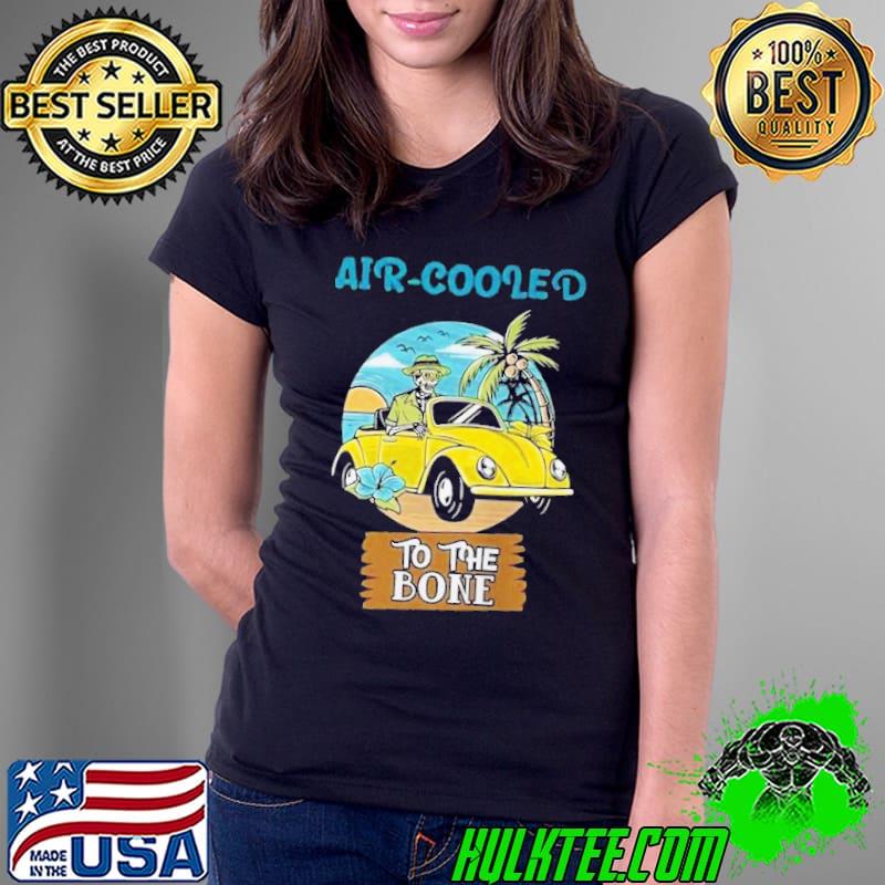 Air-cooled to the bone skull car summer shirt