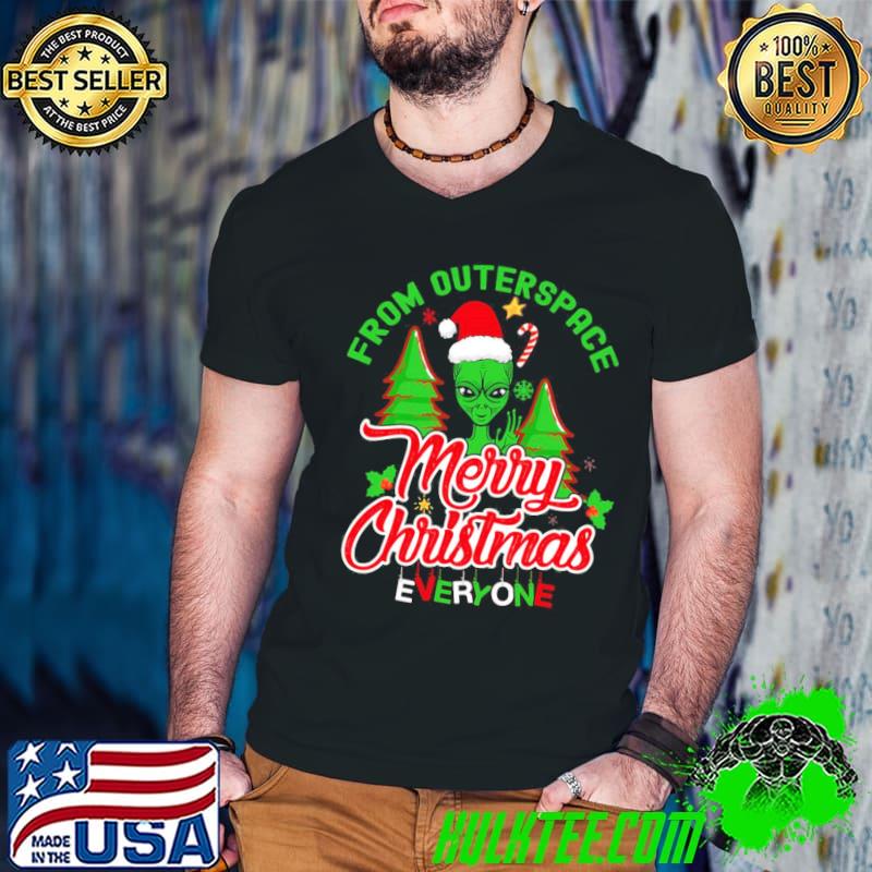 An Alien Xmas Holiday Alien From Outerspace Merry Christmas Everyone Shirt Guys V Neck An Alien Xmas Holiday Alien From Outerspace Merry Christmas Everyone Shirt Guys V Neck