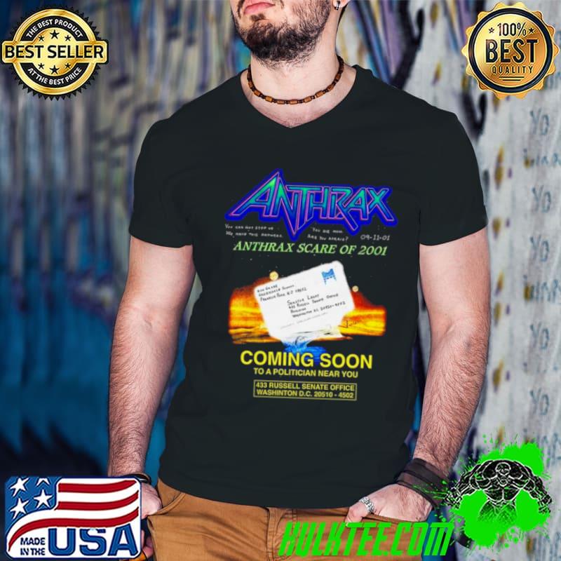 Anthrax Scare Of 2001 Coming Soon To A Politician Near You Shirt Guys V Neck Anthrax Scare Of 2001 Coming Soon To A Politician Near You Shirt Guys V Neck