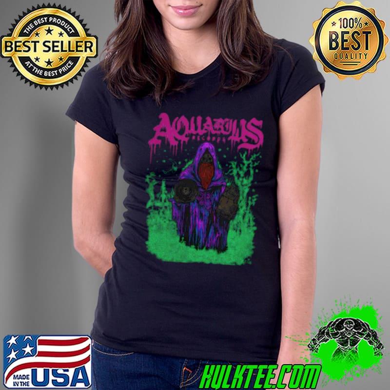 Aquarius records mystical green tide shirt Aquarius records mystical green tide shirt