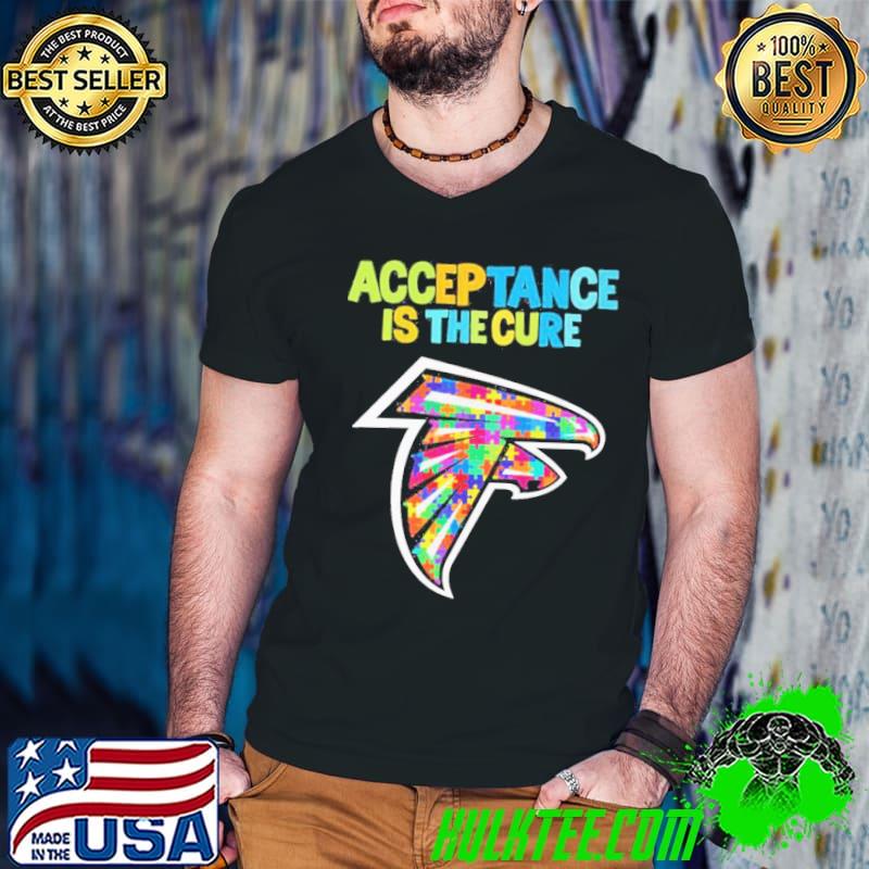 Atlanta Falcons Autism Awareness Acceptance is The Cure Shirt Guys V Neck Atlanta Falcons Autism Awareness Acceptance is The Cure Shirt Guys V Neck