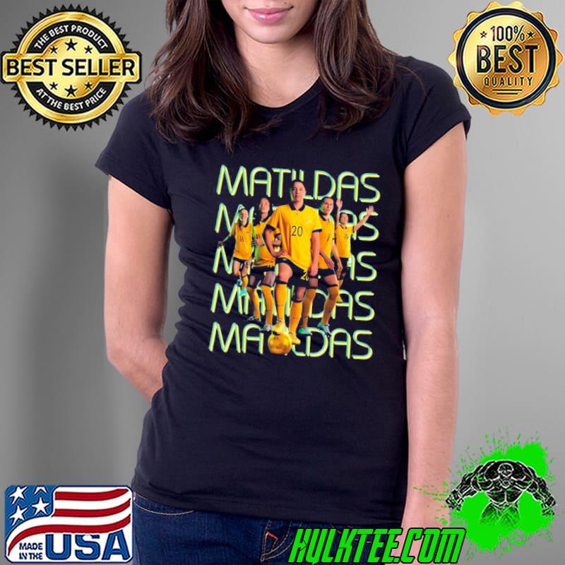 Australia Soccer Team Girl Matildas Shirt Australia Soccer Team Girl Matildas Shirt