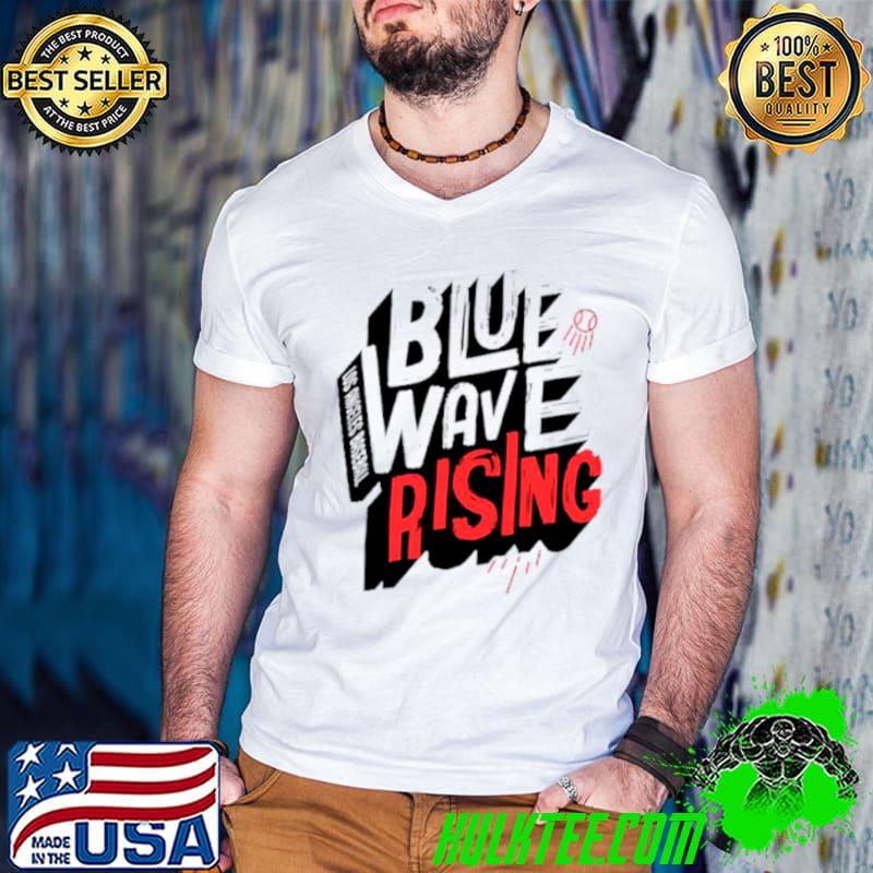 Blue Wave Rising Los Angeles baseball shirt