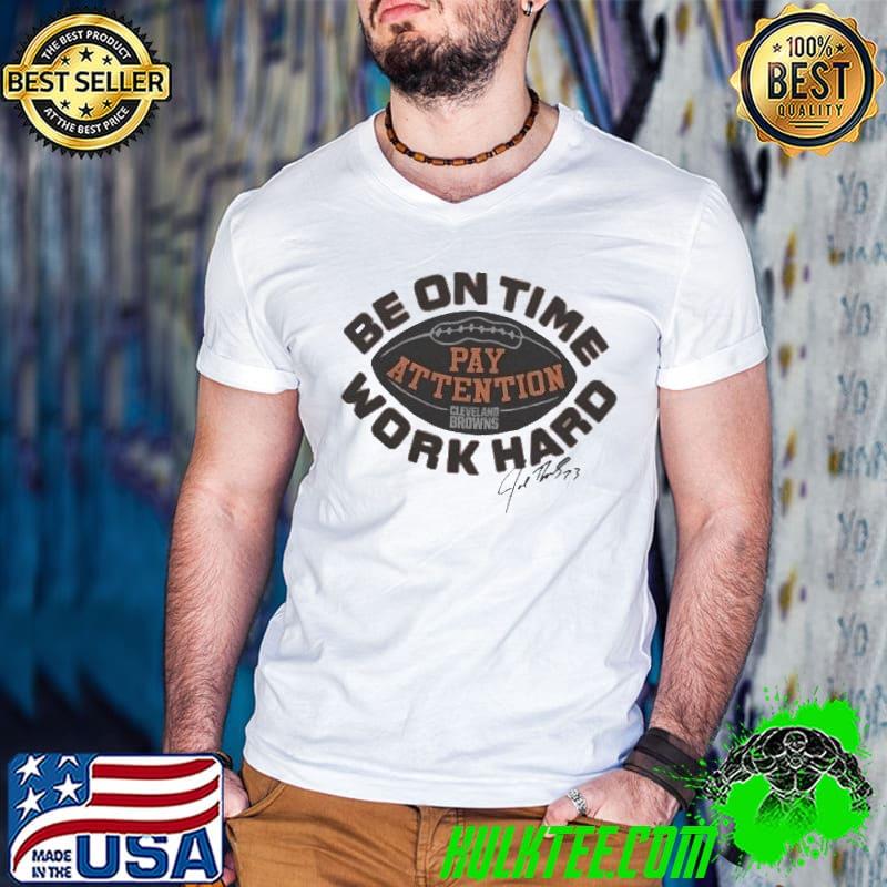 Browns Joe Thomas Be On Time Shirt