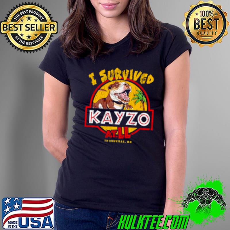 Bulldog I survived kayzo lost land s Ladies Tee Bulldog I survived kayzo lost land s Ladies Tee