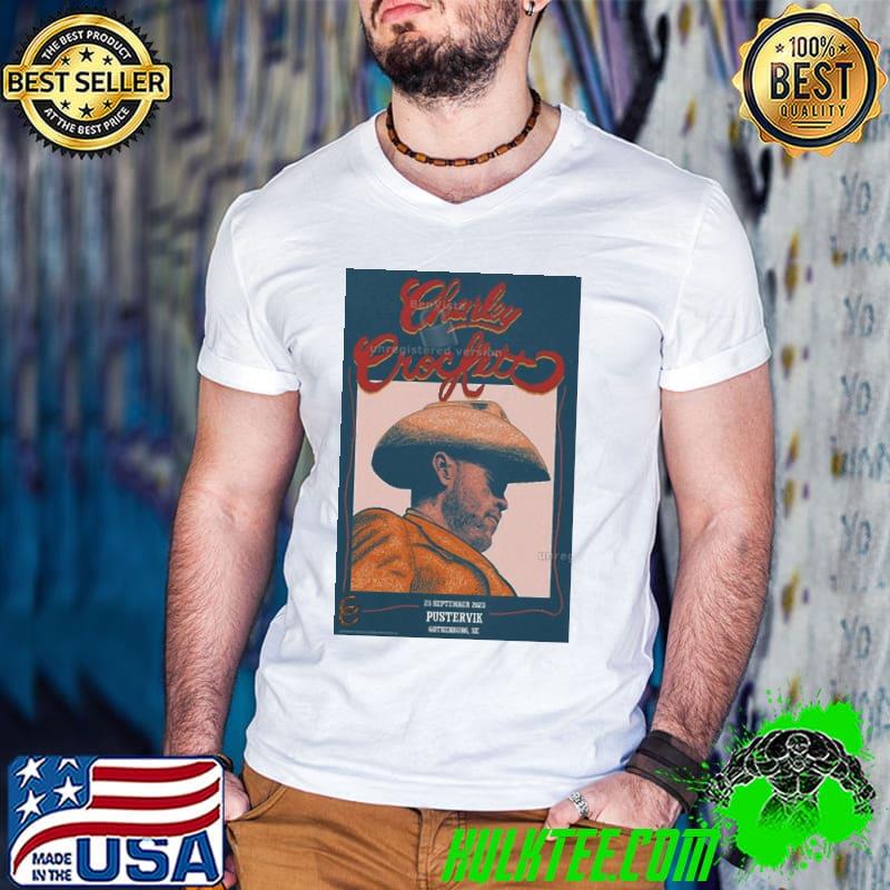 Charley Crockett Sep 23 2023 Gothenburg SE Poster Shirt