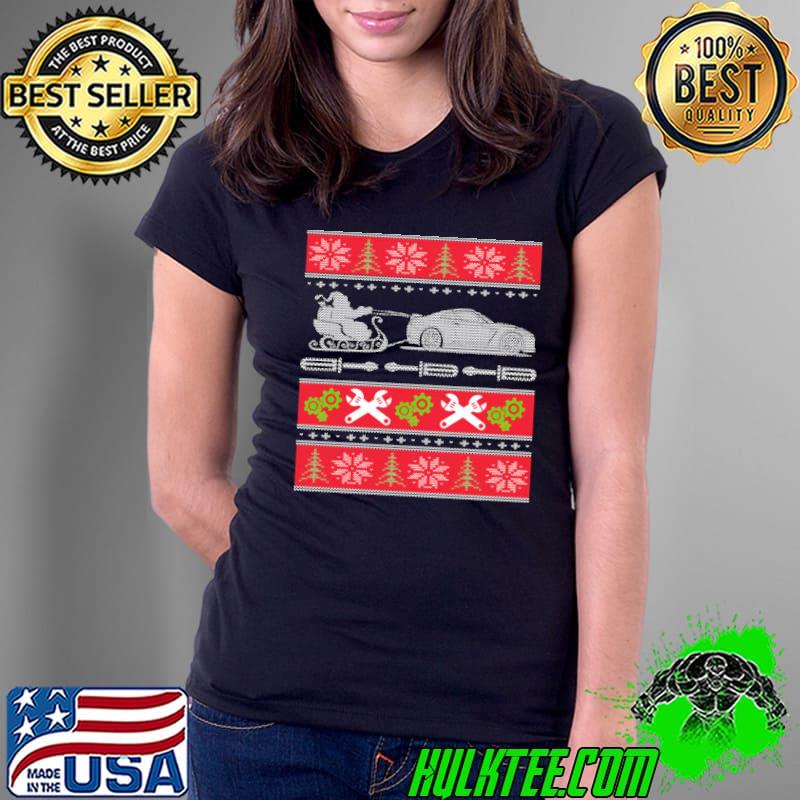 Christmas Gtr Sport Car Novelty shirt