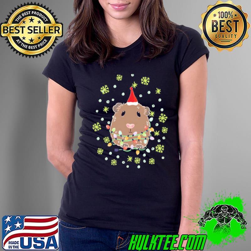Christmas Guinea Pig Brown shirt