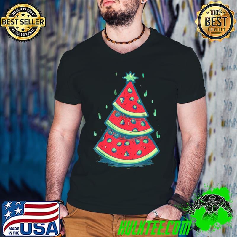 Christmas In July Watermelon Christmas s Guys V Neck Christmas In July Watermelon Christmas s Guys V Neck