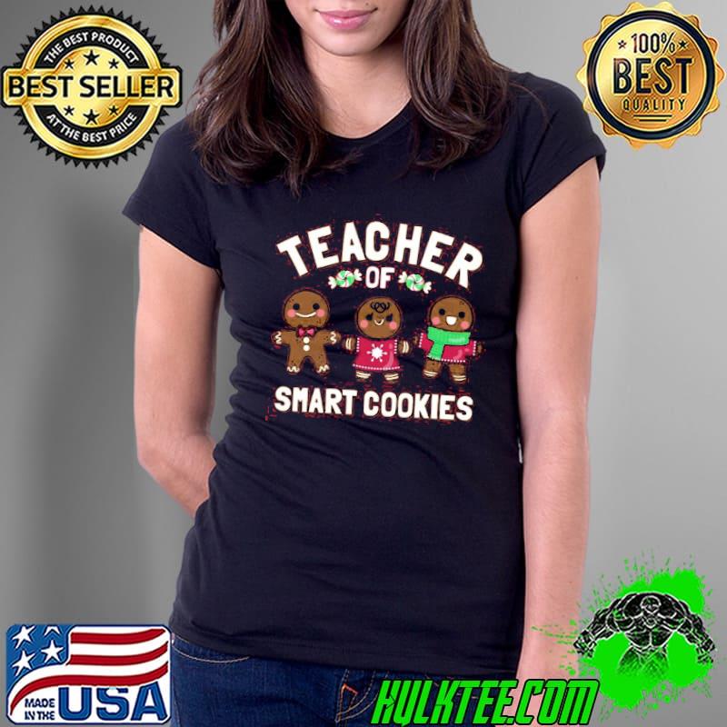 Christmas Teacher Of Smart Cookies Vintage Shirt