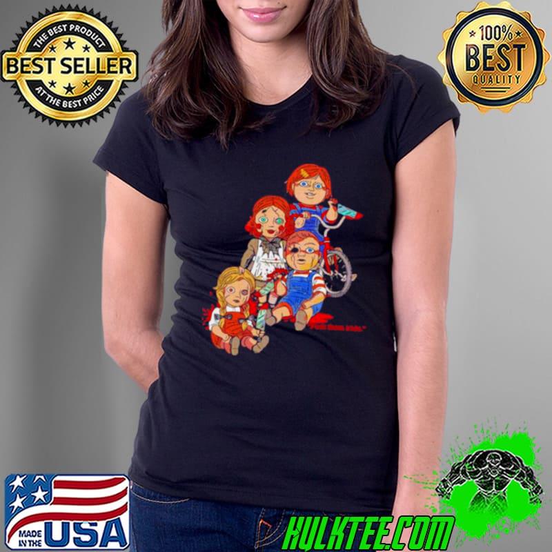Chucky horror fuck them kids Halloween shirt