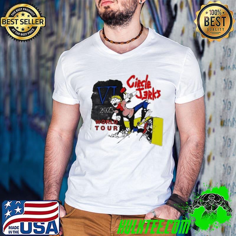 Circle Jerks World Tour 2023 New shirt