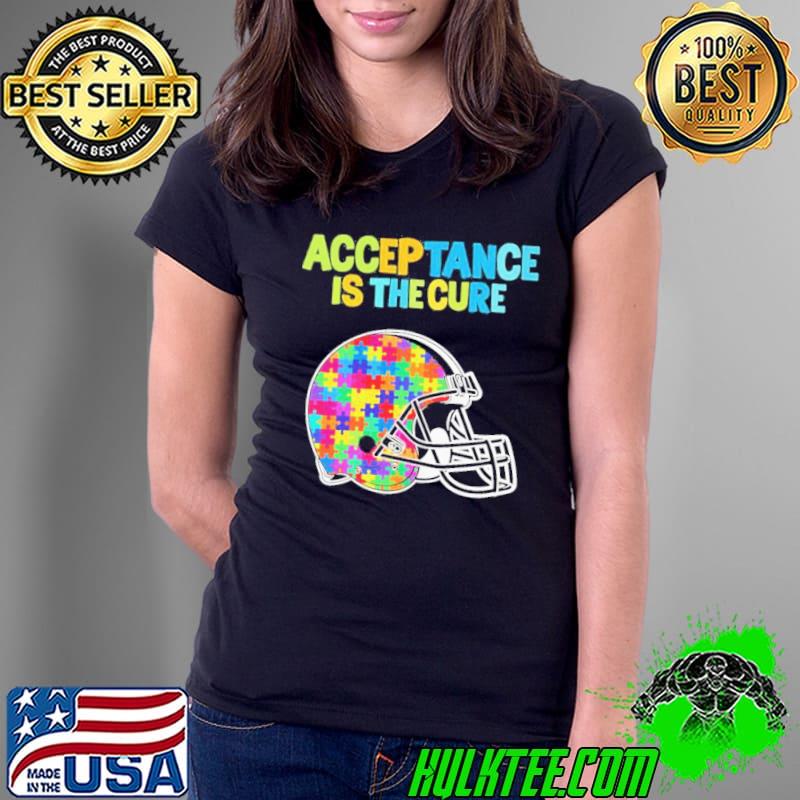 Cleveland Browns Autism Awareness Acceptance is The Cure Shirt