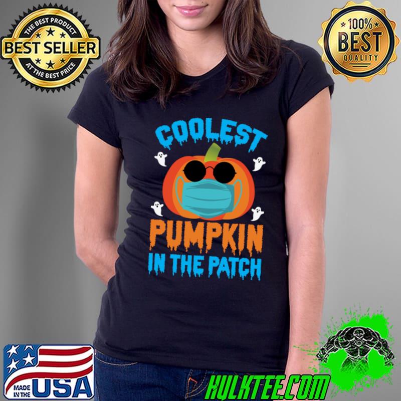 Coolest Pumpkin in the Patch Sunglasses Mask halloween T-Shirt