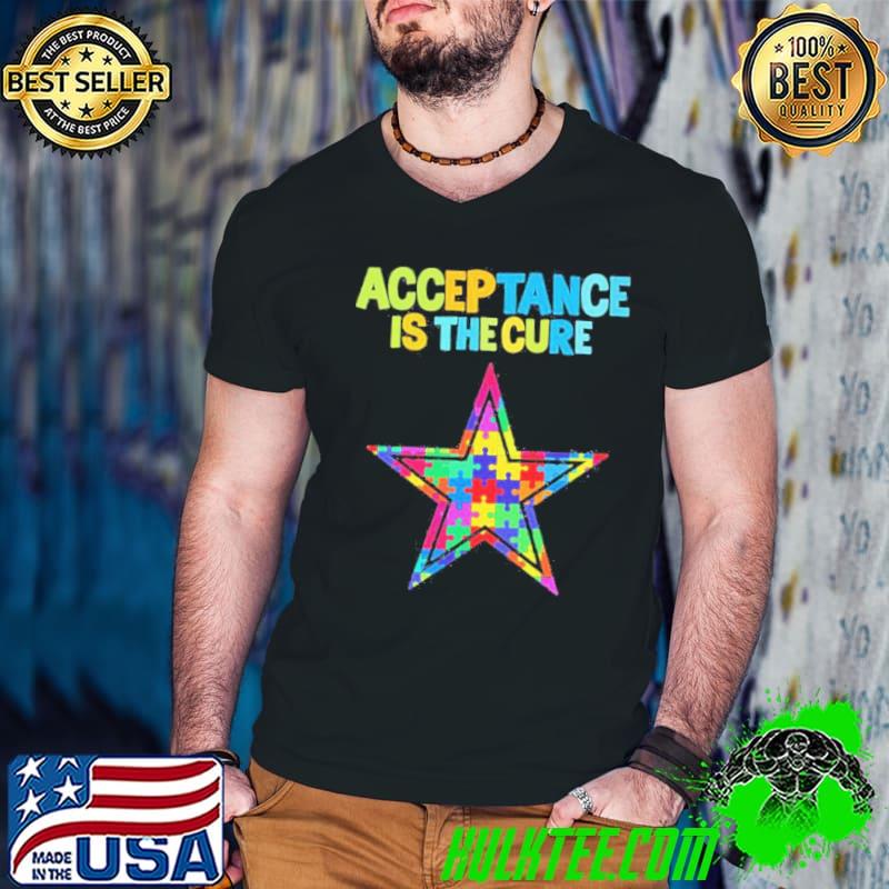 Dallas Cowboys Autism Awareness Acceptance is The Cure Shirt Guys V Neck Dallas Cowboys Autism Awareness Acceptance is The Cure Shirt Guys V Neck