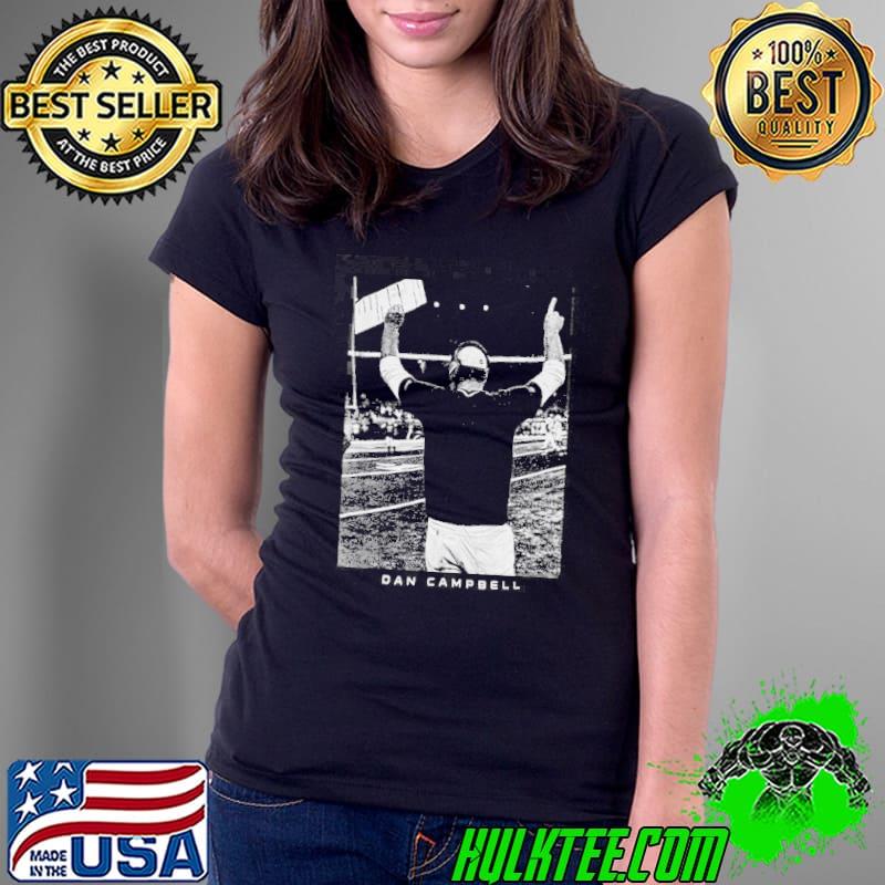 Detroit Lions Dan Campbell Majestic Threads Shirt