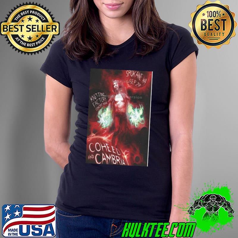 Event Coheed And Cambria Sep 29 2023 Knitting Factory poster shirt