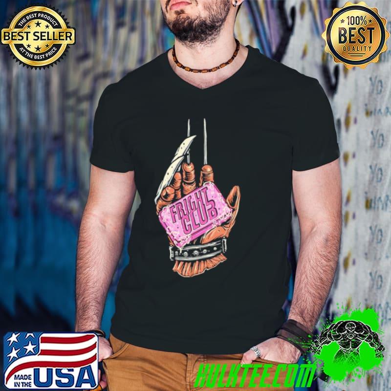 Freddy Krueger fright club Halloween s Guys V Neck Freddy Krueger fright club Halloween s Guys V Neck
