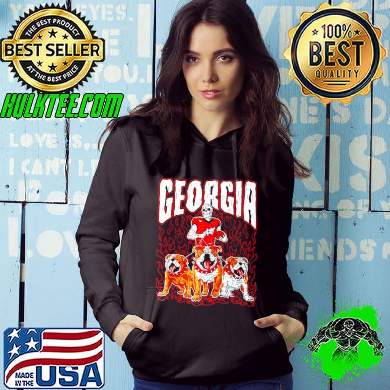 Georgia Bulldogs Football Skeleton Shirt Hoodie Georgia Bulldogs Football Skeleton Shirt Hoodie