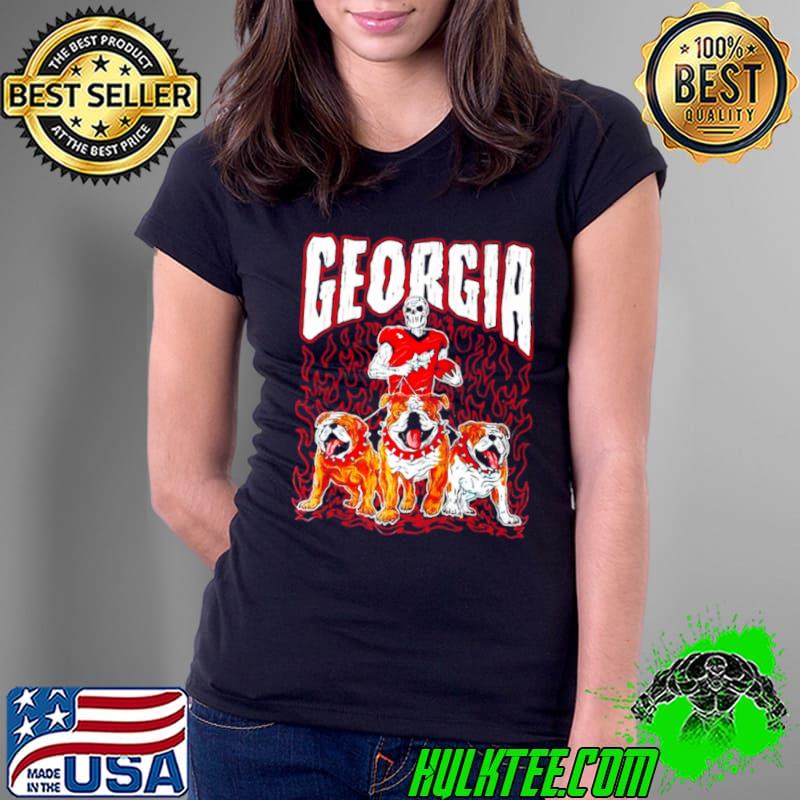Georgia Bulldogs Football Skeleton Shirt
