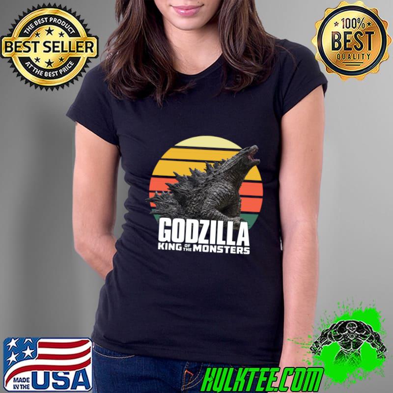 Godzilla king of the monsters vintage sunset T-Shirt
