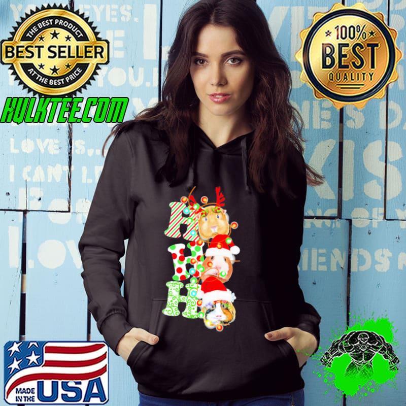 Guinea Pig Ho Ho Ho Christmas Shirt Hoodie Guinea Pig Ho Ho Ho Christmas Shirt Hoodie