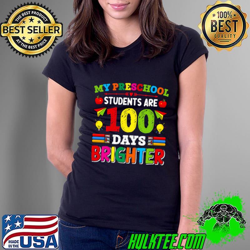 Happy 100th Day of School 100 Days of School Teacher T-Shirt Happy 100th Day of School 100 Days of School Teacher T-Shirt