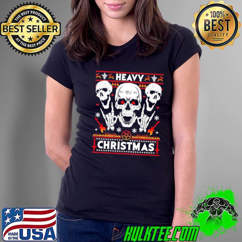 Heavy Christmas Heavy Death Black Horns Shirt