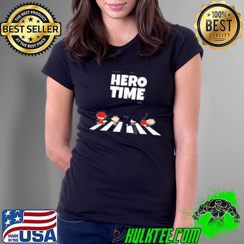 Hero Time Wonder Woman Batman Supper Man Shirt