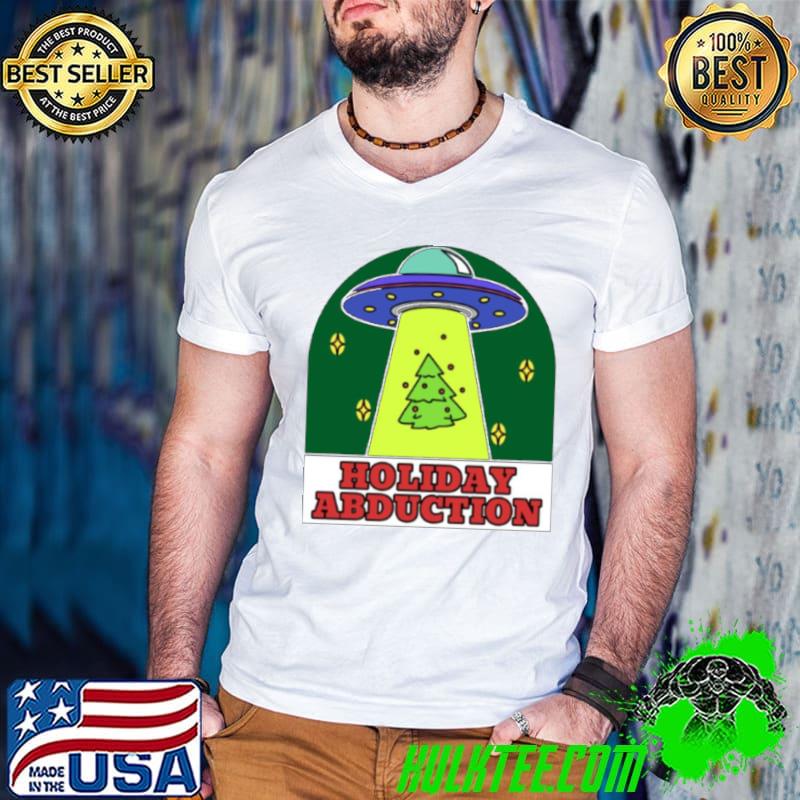 Holiday Abduction Christmas Tree shirt