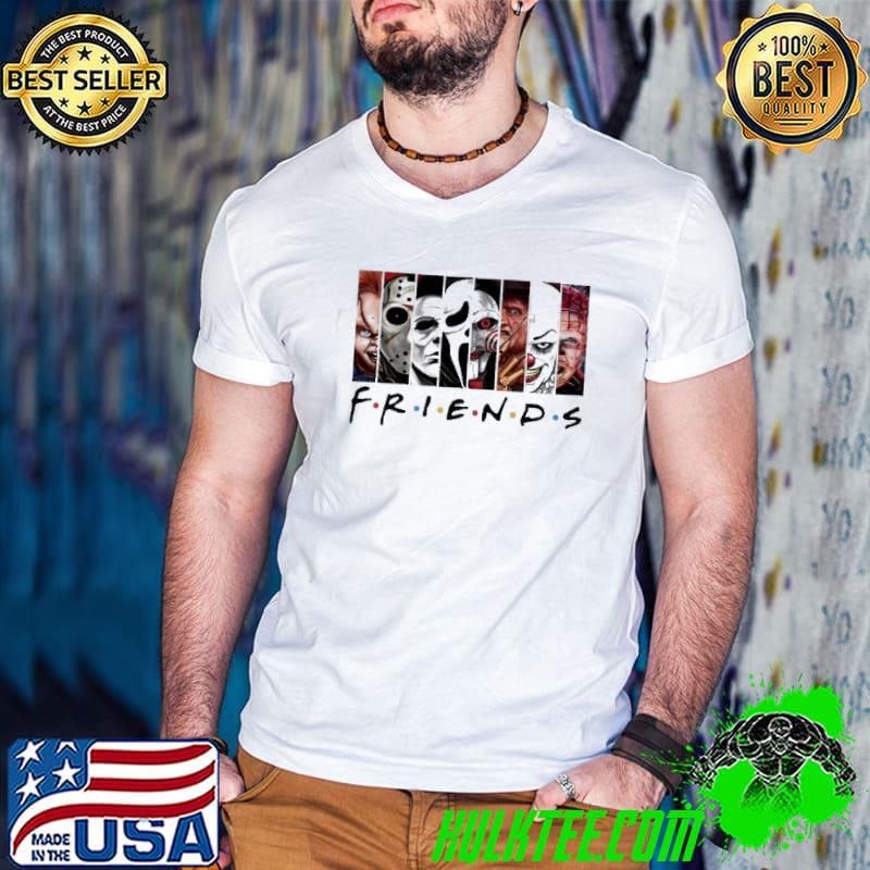Horror Characters Friends Friends Horror Movie Halloween Friends shirt
