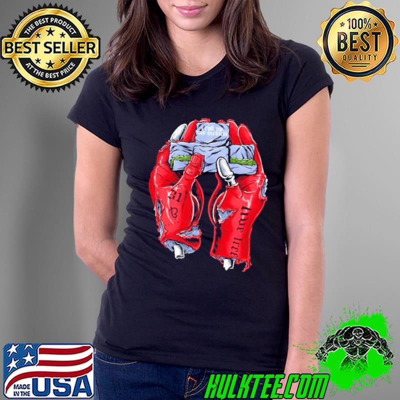 I Roll Up My Medicine Zombie Hands Tee Shirt