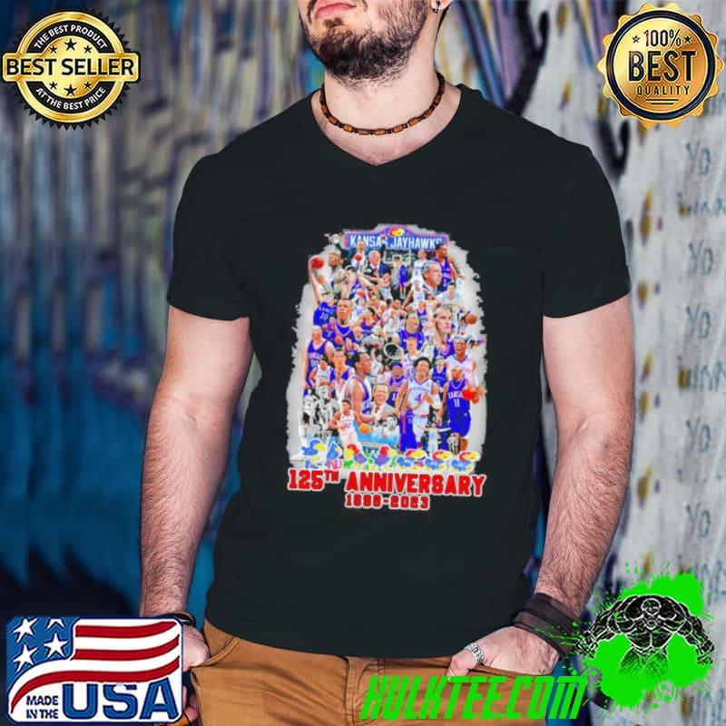 Kansas Jayhawks 125th anniversary 1898 2023 history shirt
