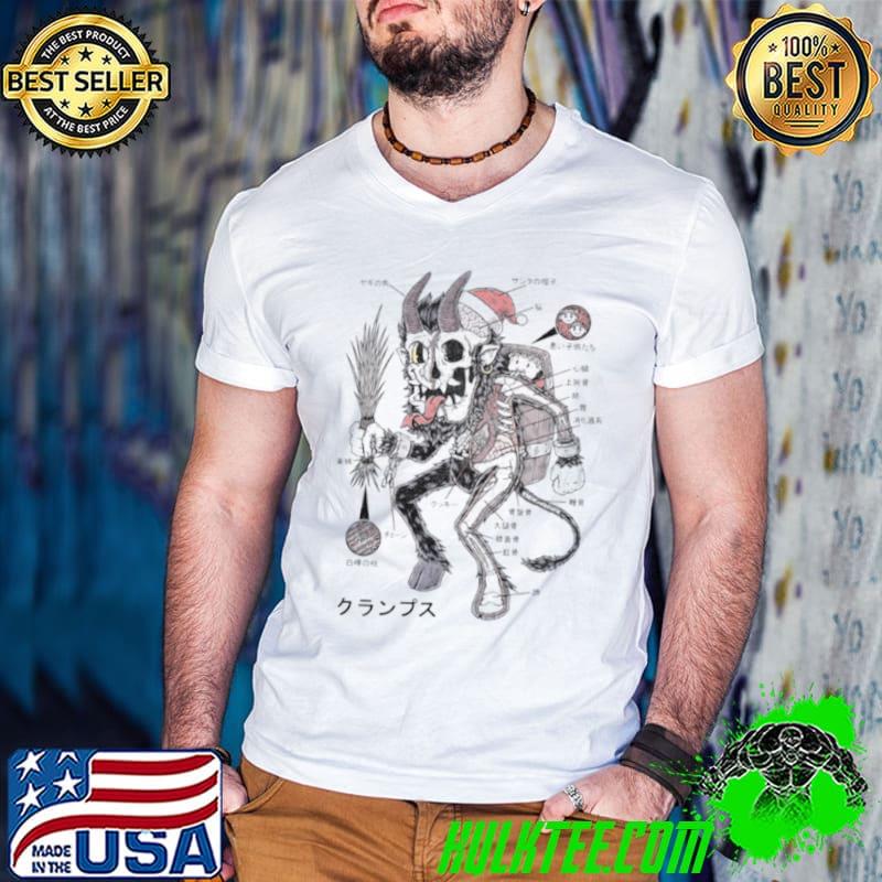 Krampus Anatomy Skull shirt