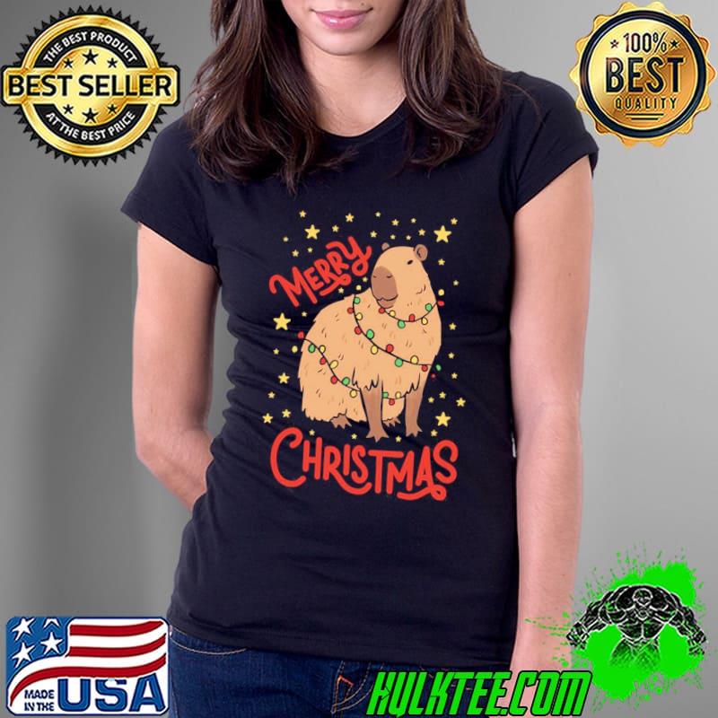 Merry Christmas Capybara Shirt