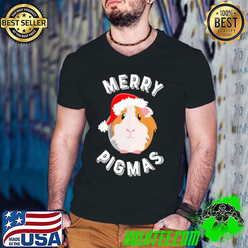 Merry Pigmas Cute And Guinea Pig Christmas Shirt Guys V Neck Merry Pigmas Cute And Guinea Pig Christmas Shirt Guys V Neck