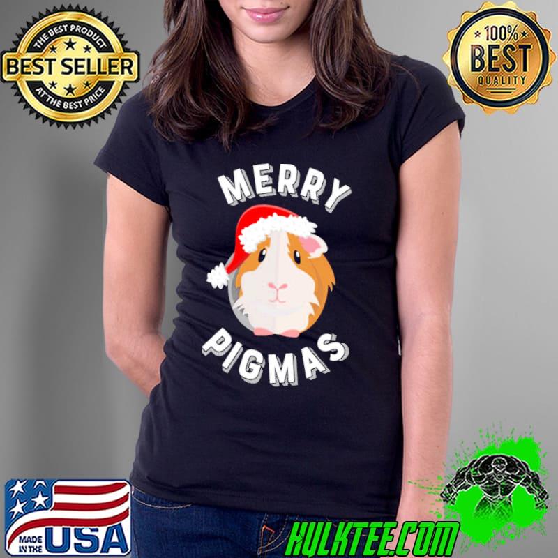 Merry Pigmas Cute And Guinea Pig Christmas Shirt