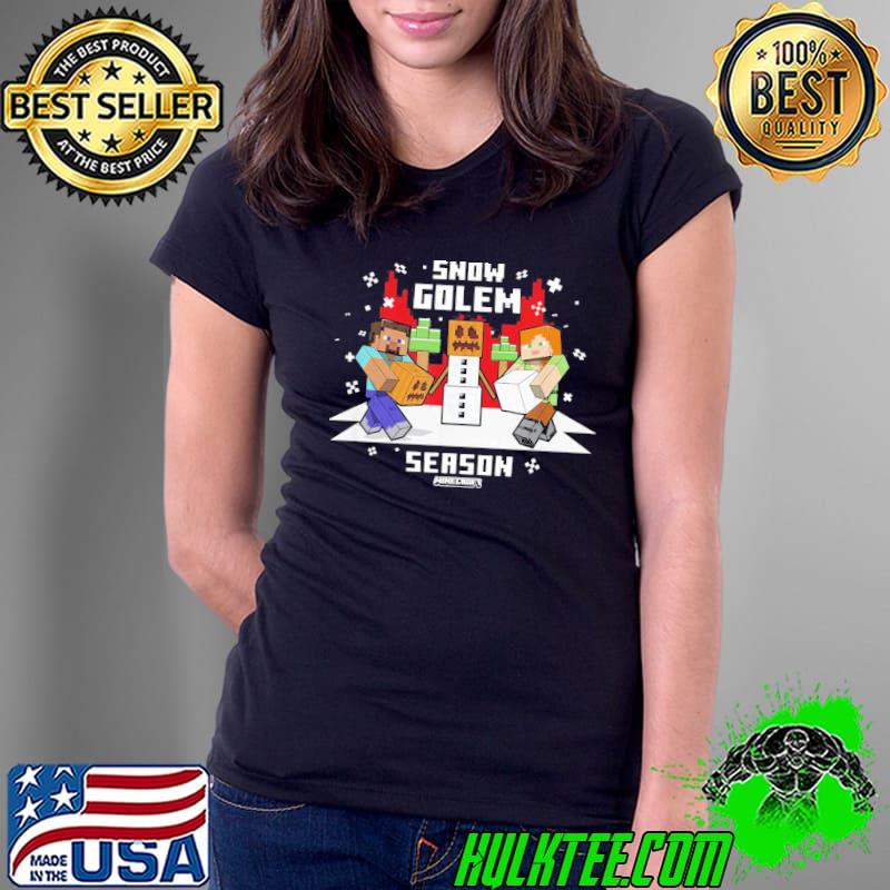 Minecraft Christmas Snow Golem Season Shirt