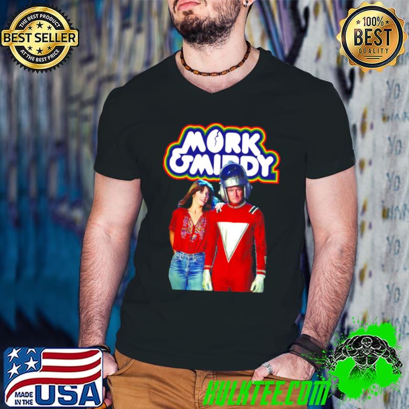 Mork And Mindy Shirt Guys V Neck Mork And Mindy Shirt Guys V Neck