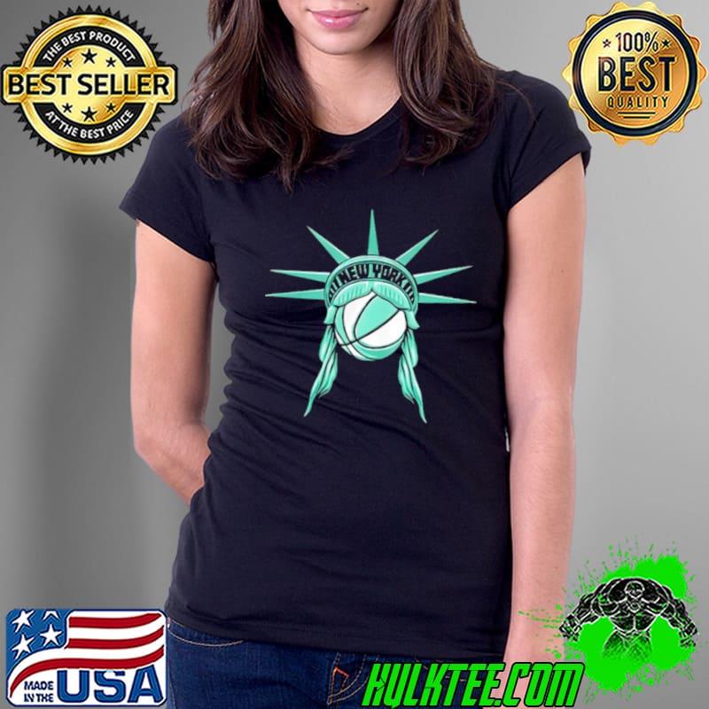 NY Lady Liberty Basketball s Ladies Tee NY Lady Liberty Basketball s Ladies Tee