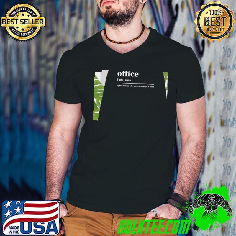 Office A Place Do Relax After Strenuous Night At Home Shirt Guys V Neck Office A Place Do Relax After Strenuous Night At Home Shirt Guys V Neck