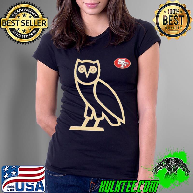 Ovo Scarlet San Francisco 49ers Owl Logo Shirt