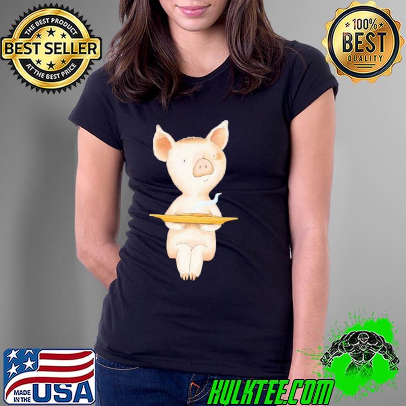 Pancake Pig Illustration Shirt