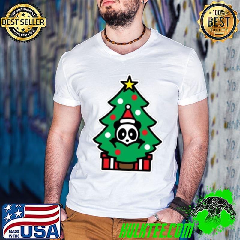 Panda Christmas tree bambu brand present gift stocking shirt