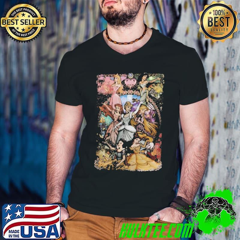 Retro Disney Princess Comfort Colors Shirt Guys V Neck Retro Disney Princess Comfort Colors Shirt Guys V Neck