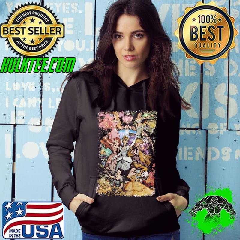 Retro Disney Princess Comfort Colors Shirt Hoodie Retro Disney Princess Comfort Colors Shirt Hoodie