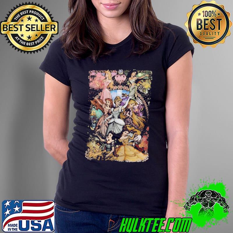 Retro Disney Princess Comfort Colors Shirt