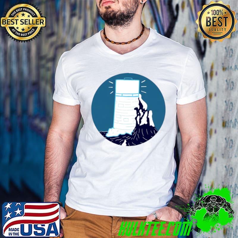 Rhode Island Lighthouse logo shirt