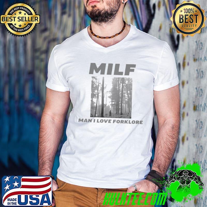 Sadstreet Milk I Love Folklore Shirt Guys V Neck Sadstreet Milk I Love Folklore Shirt Guys V Neck