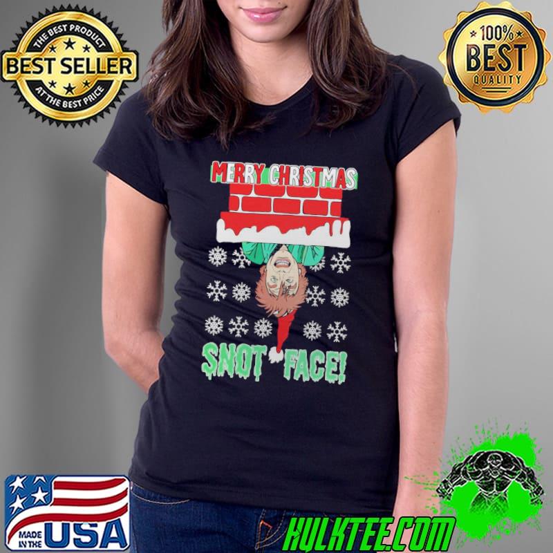 Snotface Merry Christmas shirt
